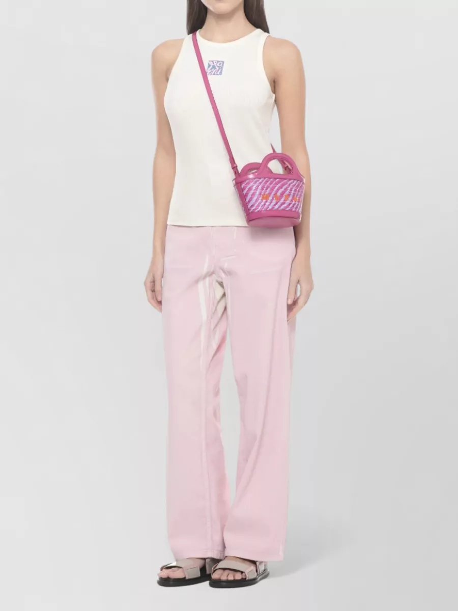Marni Tropicalia Micro Nylon Bucket Bag
