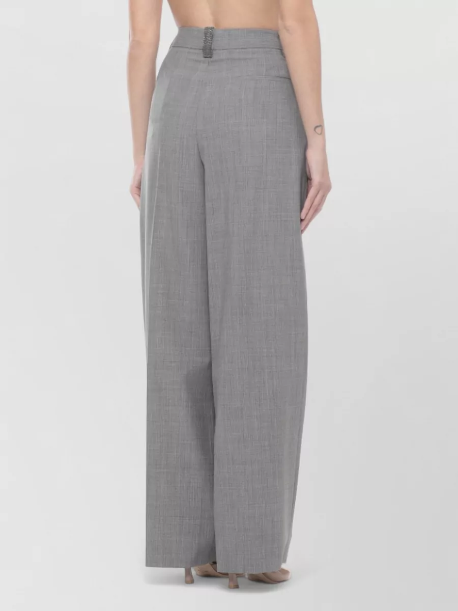 Fabiana Filippi Wool Wide-Leg Trousers