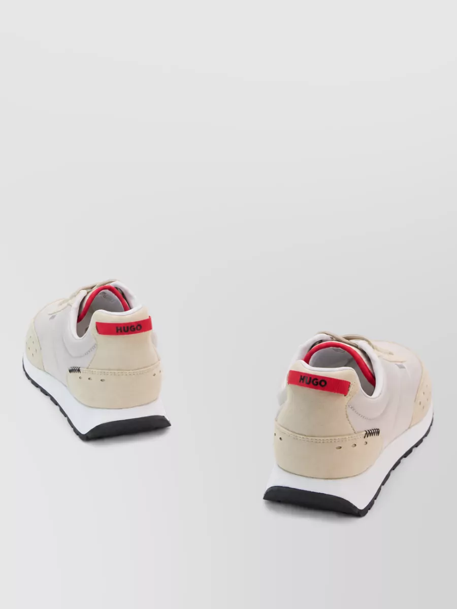 Boss Polyester Lace-Up Sneakers
