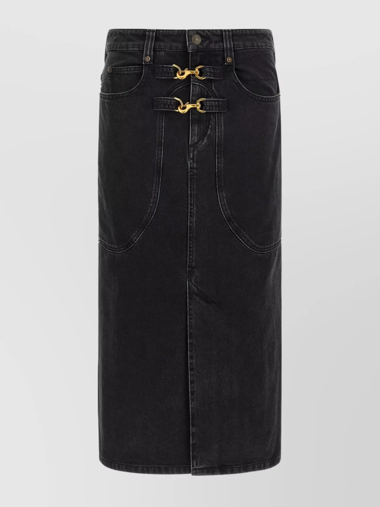 Isabel Marant Skirt With Front And Back Pockets In Black