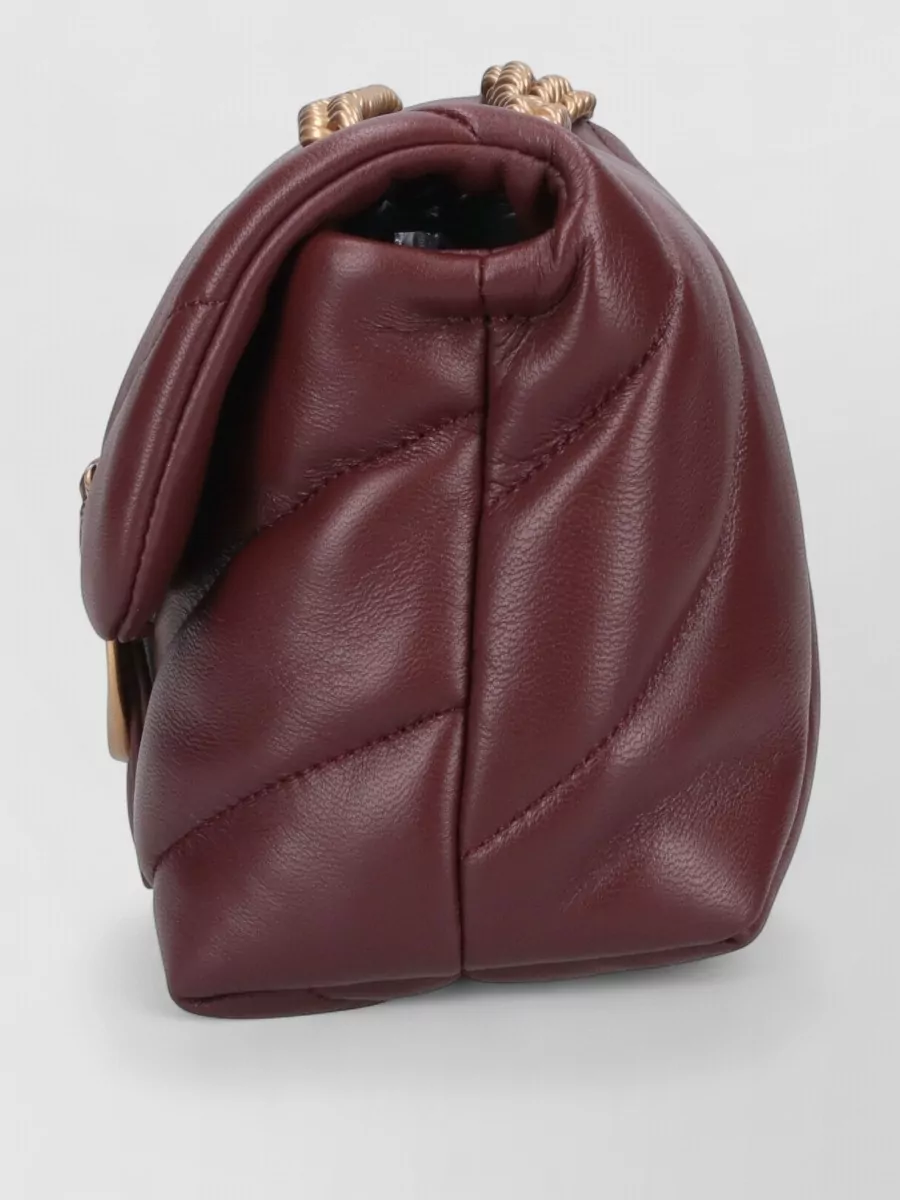 Pinko Love Bag Puff Mini Leather Shoulder Bag