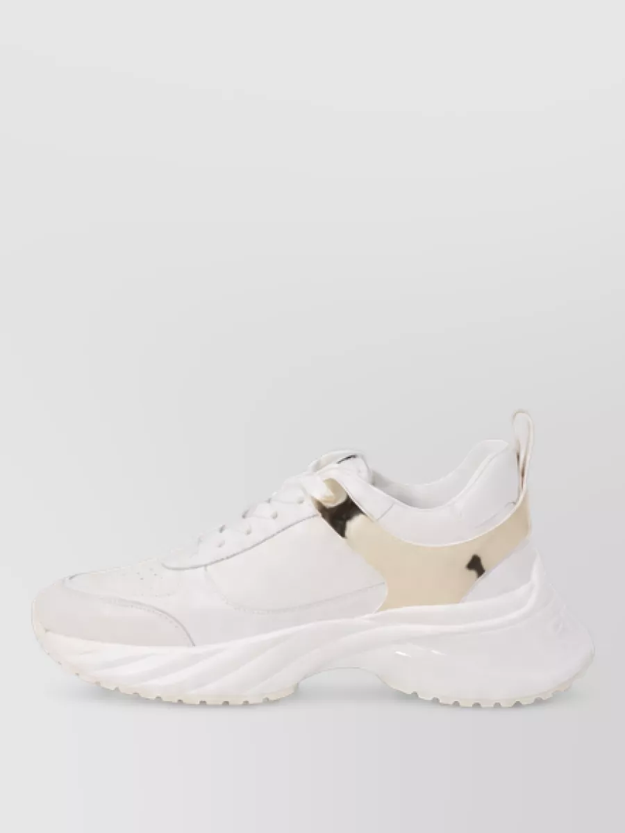 Pinko Leather Low-Top Sneakers