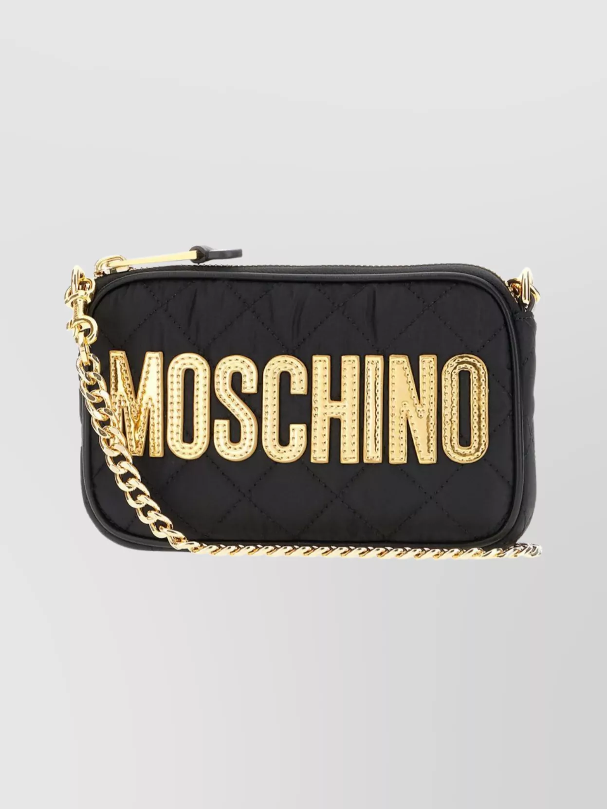 Moschino Quilted Crossbody Bag Chain Strap