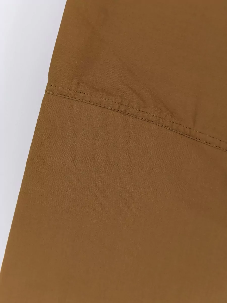 Soeur Cropped Long-Sleeve Cotton Blouse