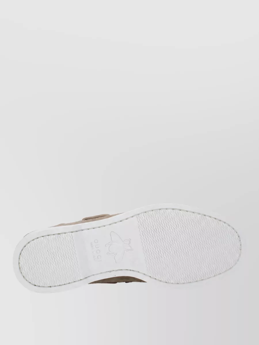 Gucci Fabric Boat Shoes
