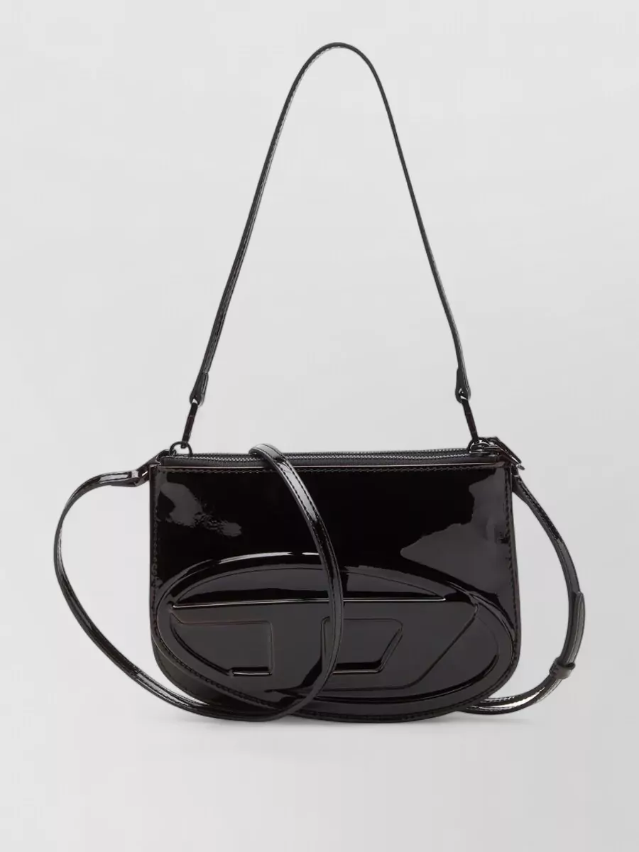 Diesel 1dr patent cross-body bag