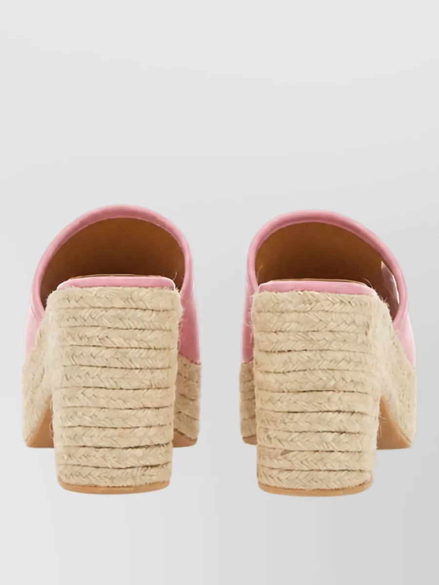 Moschino Leather Mules