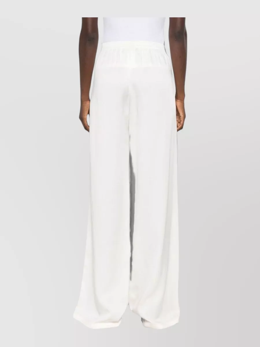 Fabiana Filippi Satin Wide-Leg Trousers