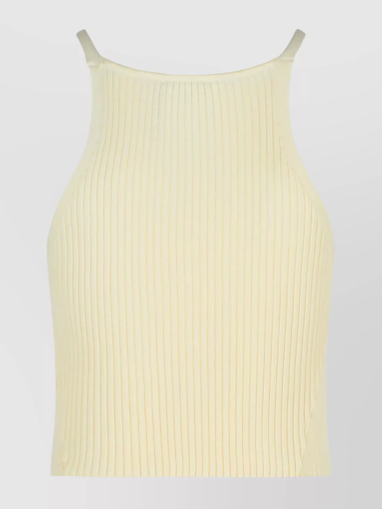 Courrèges Ribbed Sleeveless Stretch Top