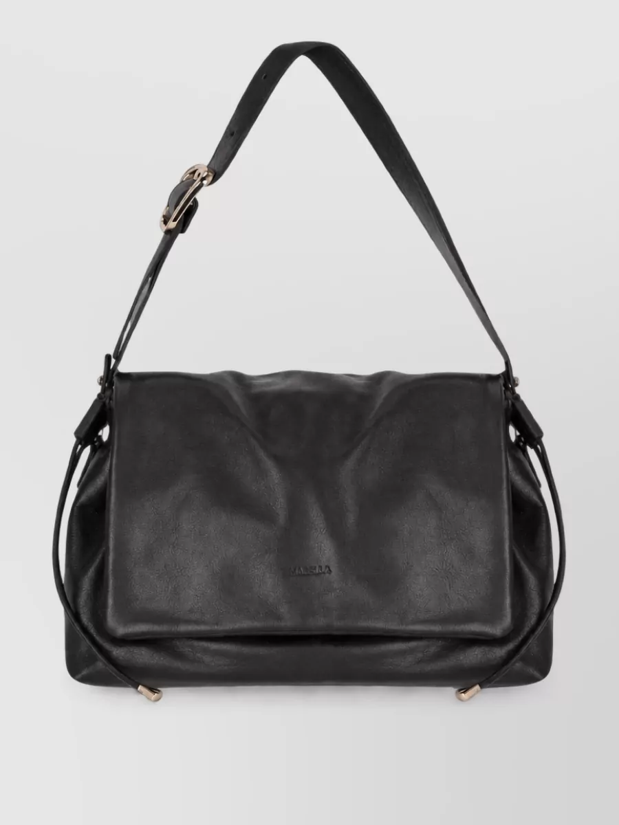 Marella calf leather clutch bag