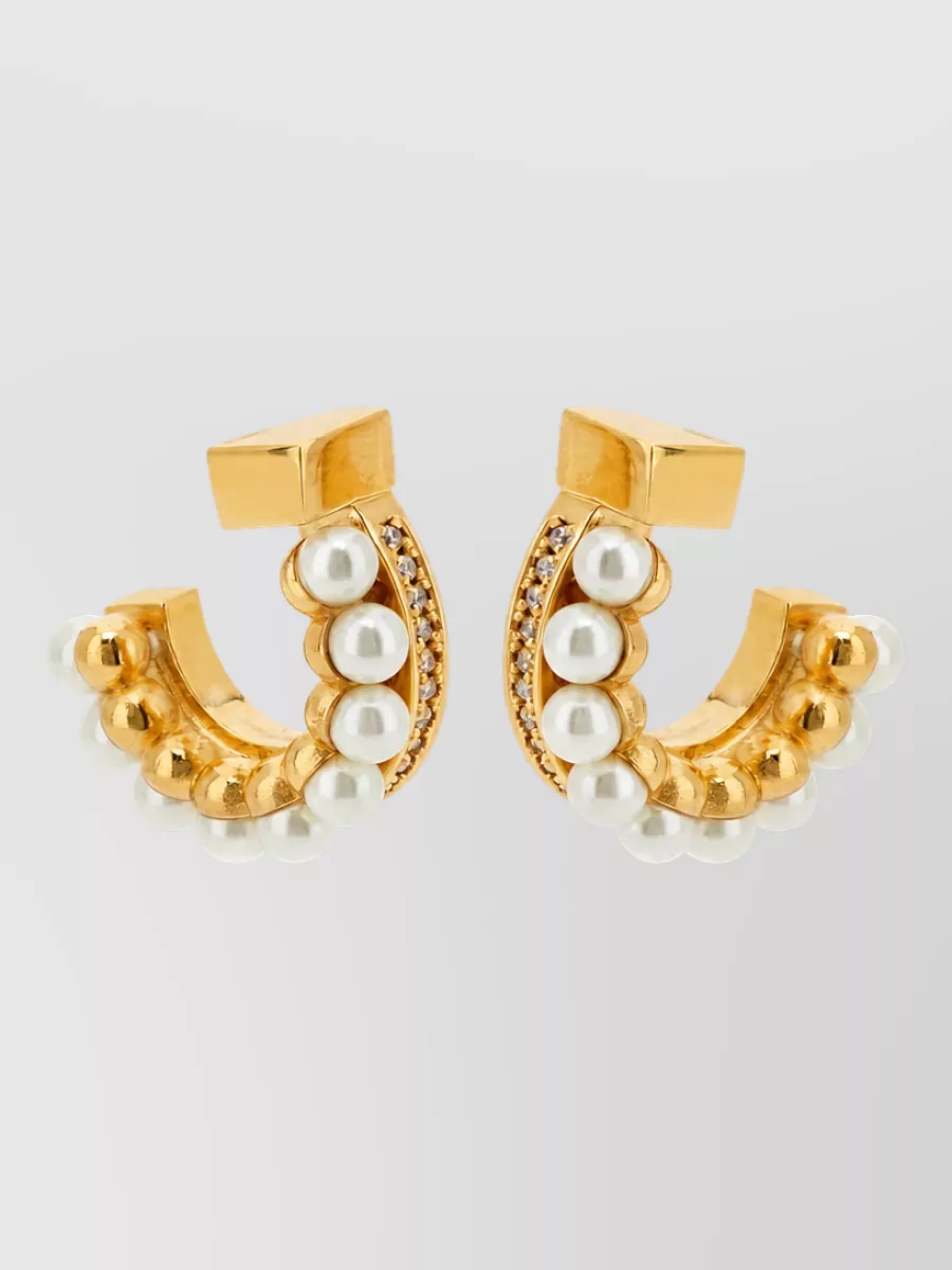 Ferragamo crystal-embellished earrings
