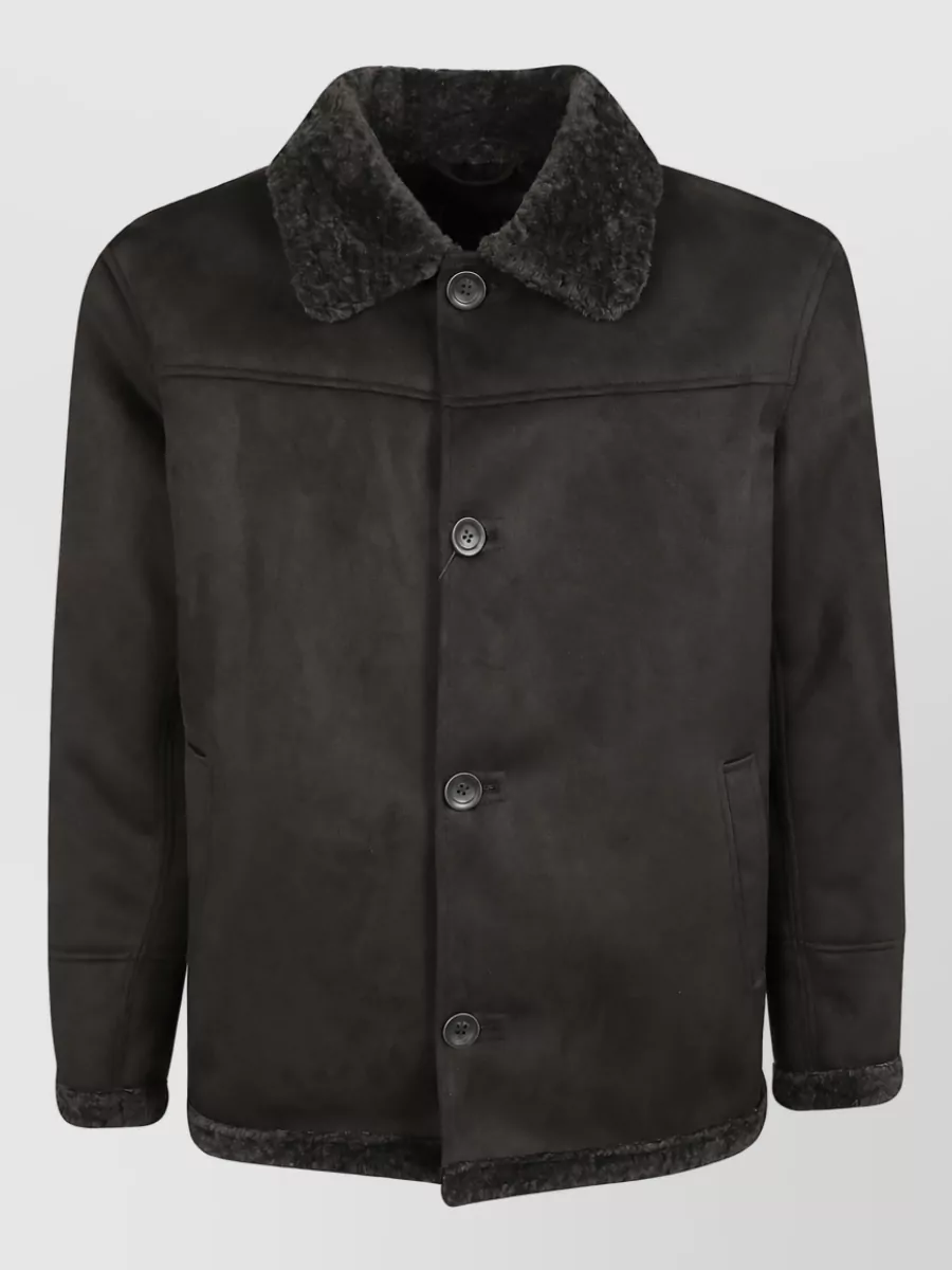 Herno padded single breasted coat
