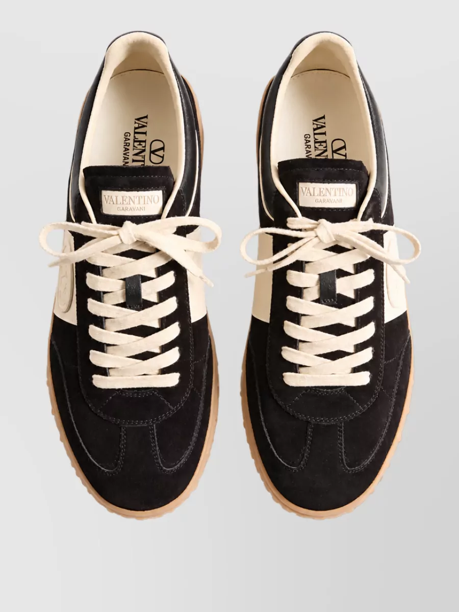 Valentino Garavani Silk Low-Top Sneakers