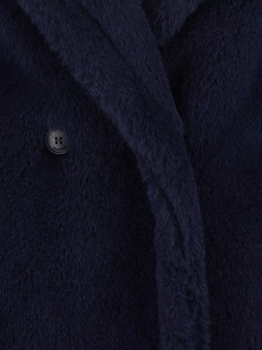 Max Mara Alpaca Virgin Wool Silk Oversized Double-Breasted Coat