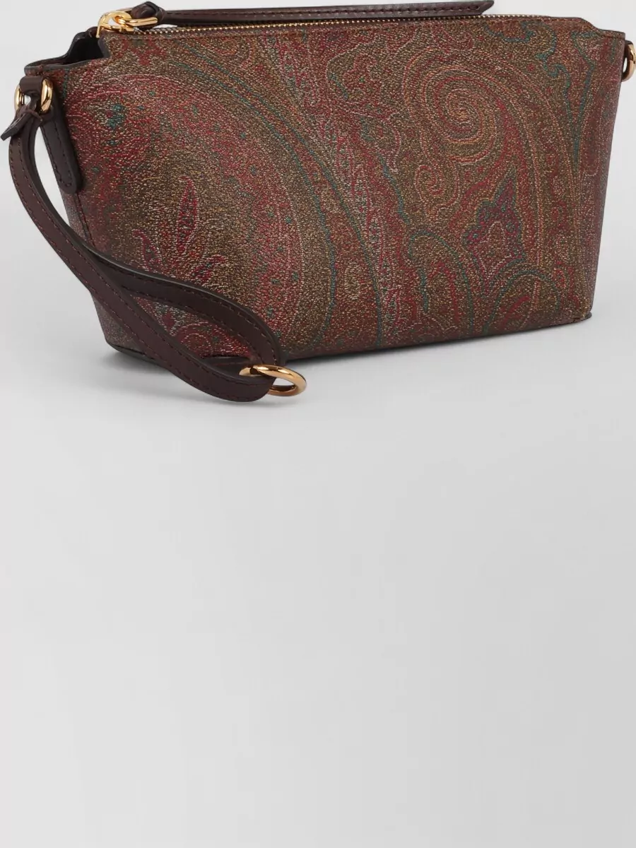 Etro Arnica Mini Jacquard Clutch Bag
