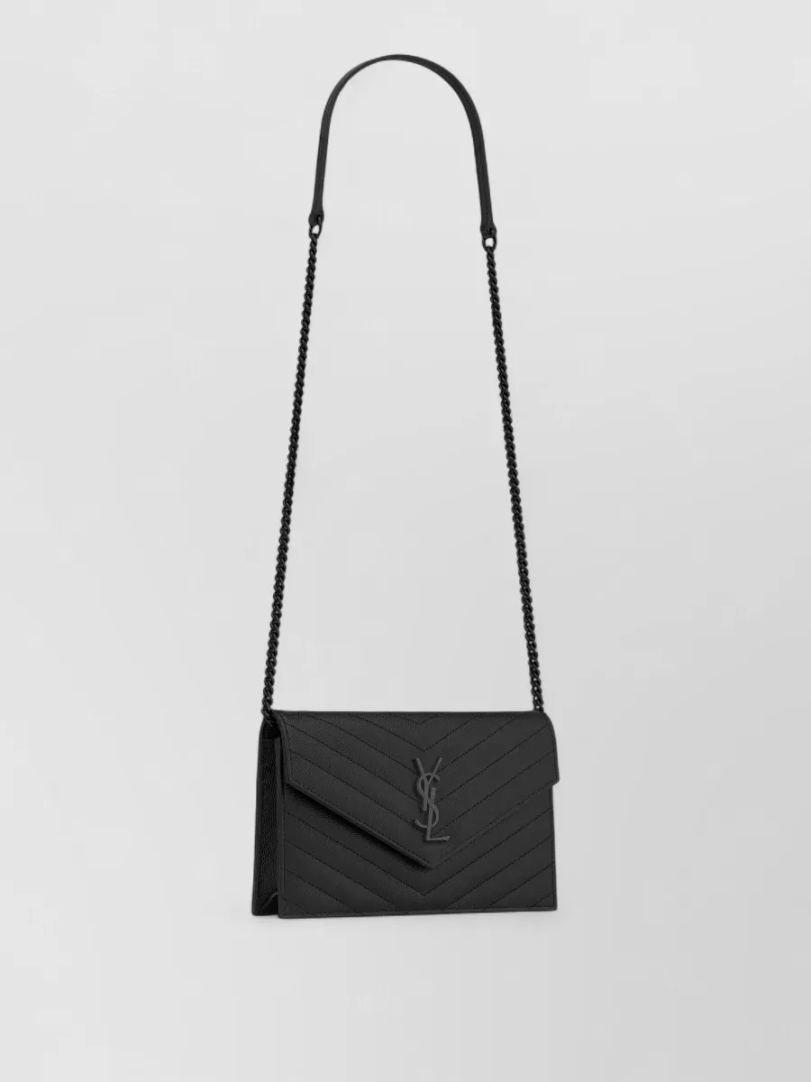 Saint Laurent cassandre mini leather shoulder bag