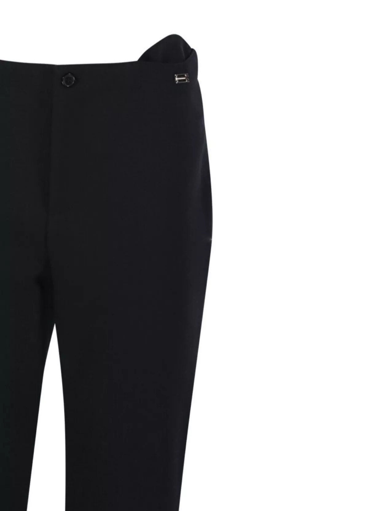 VICTORIA BECKHAM CROPPED TROUSER TAB DETAIL