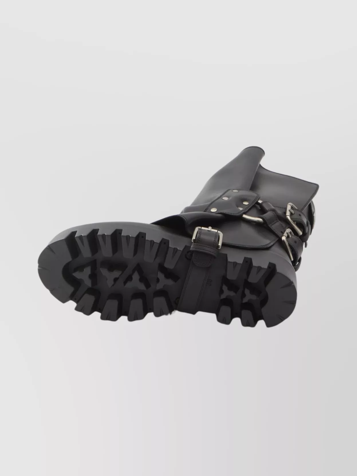 Dolce&Gabbana Rubber And Leather Ankle Boot
