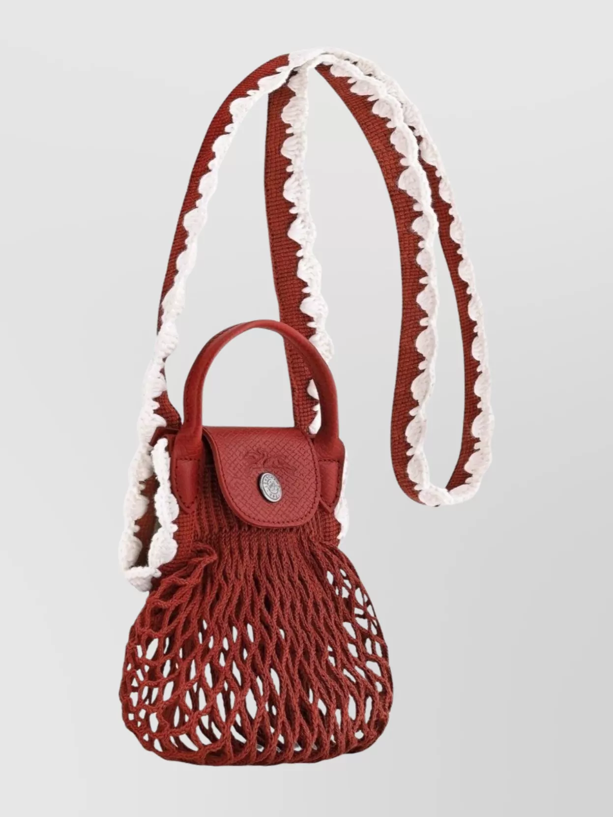 Longchamp Cross-Body Satchel Adjustable Strap Design