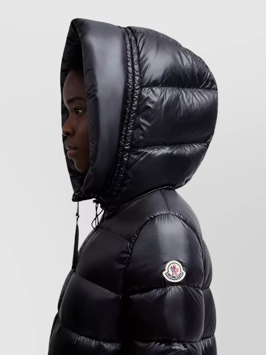 Moncler Down Hooded Midi Puffer Jacket