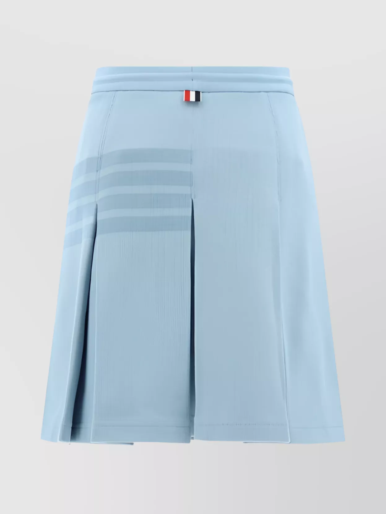 Shop Thom Browne Mini Skirt With Iconic Stripe Detail