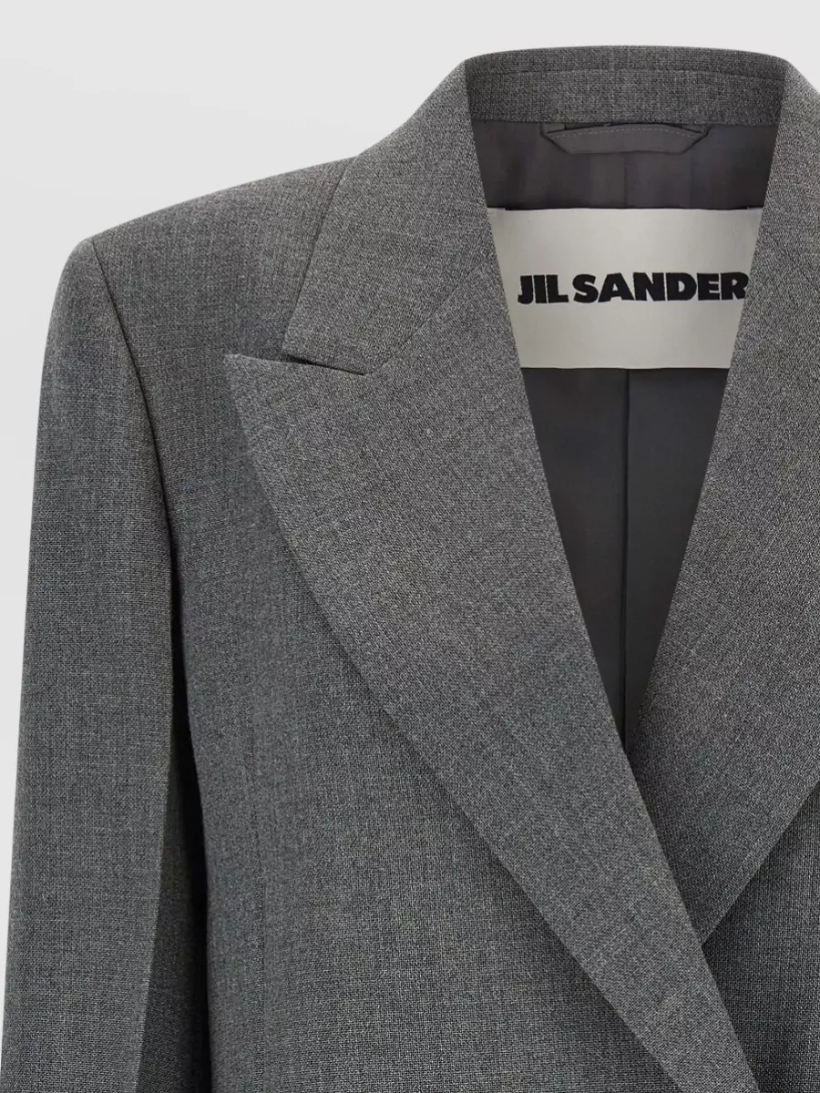 Jil Sander Wool Double-Breasted Blazer