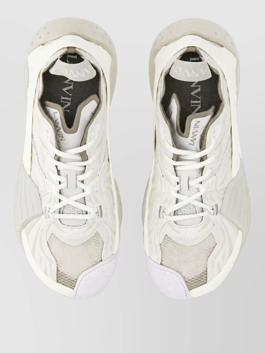 Lanvin Mesh Low-Top Sneakers