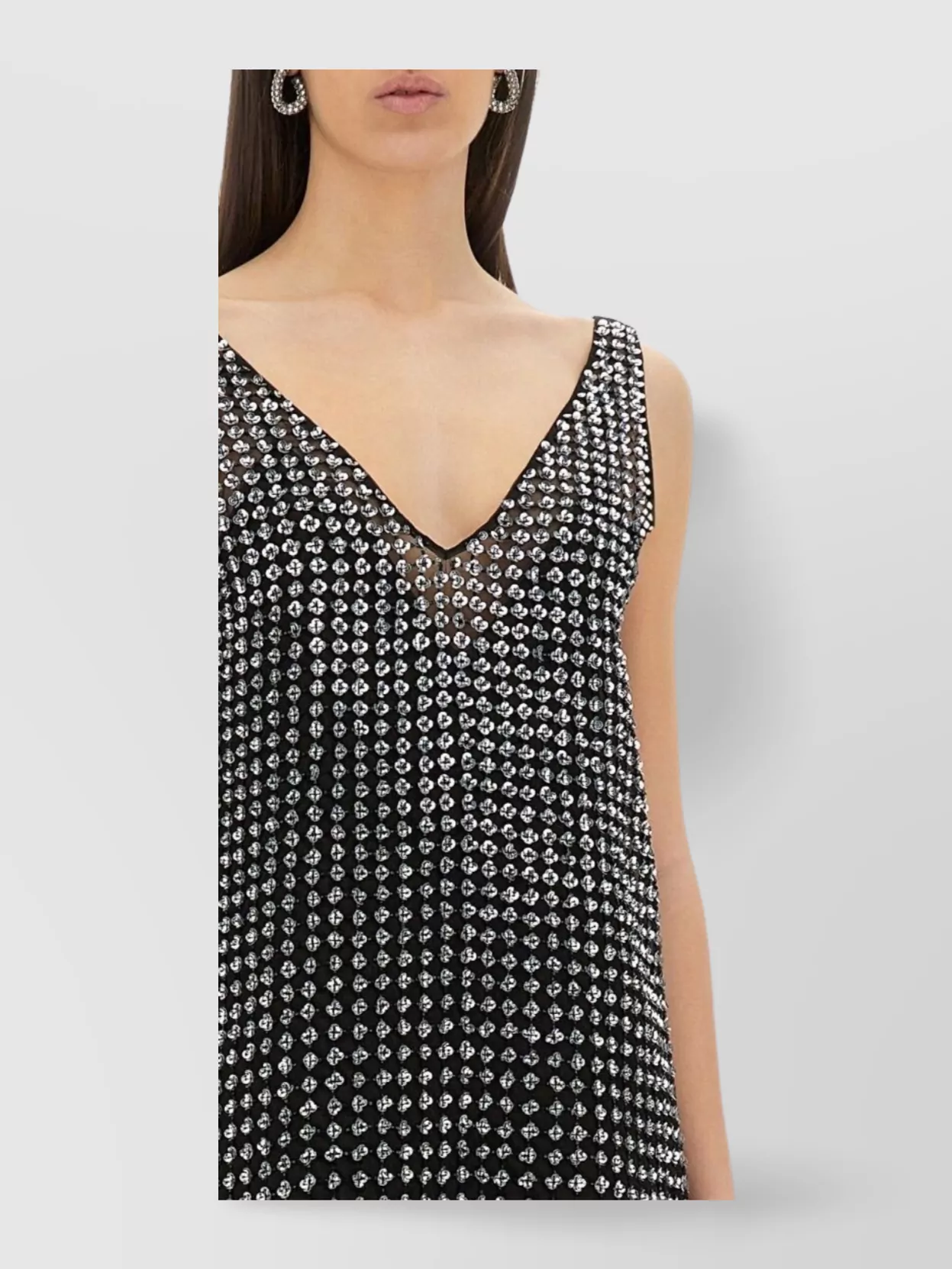 Max Mara V-Neck Sleeveless Mini Dress Rita