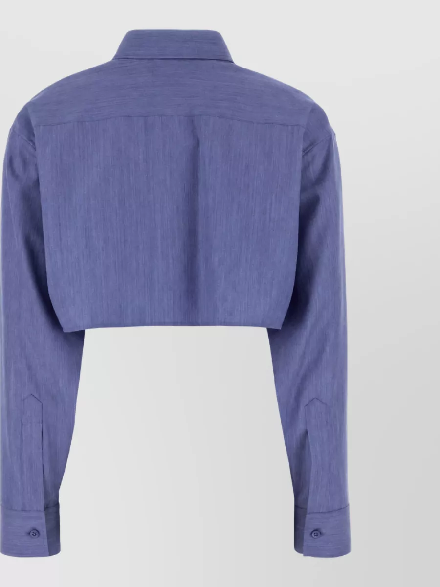 Balenciaga Silk Blend Fitted Jacket
