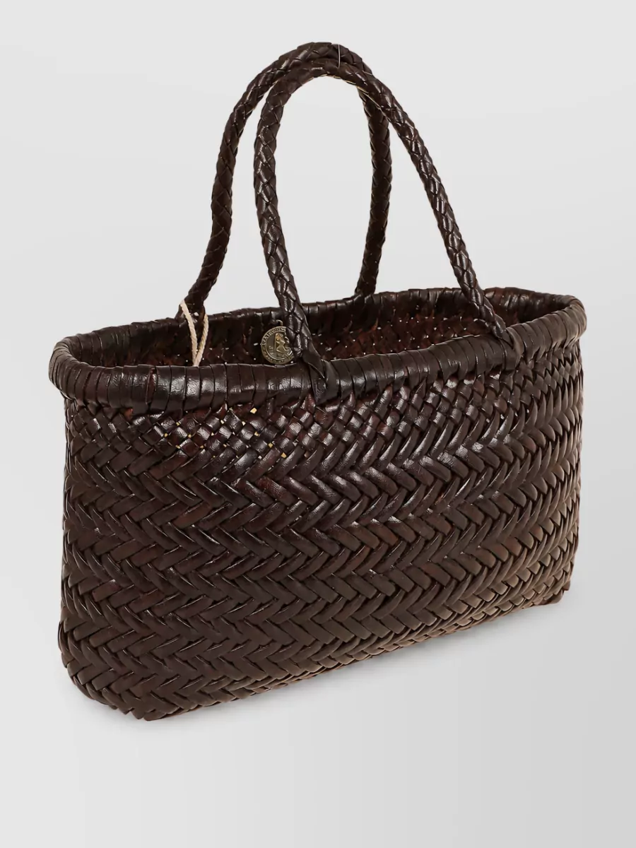 Dragon Diffusion Mini Flat Gora Leather Tote Bag