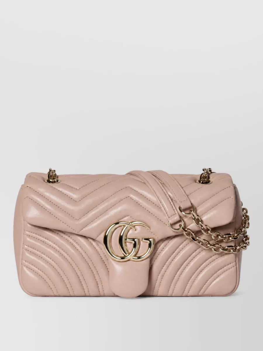 Gucci Gg Marmont Clutch Bag Chain Strap