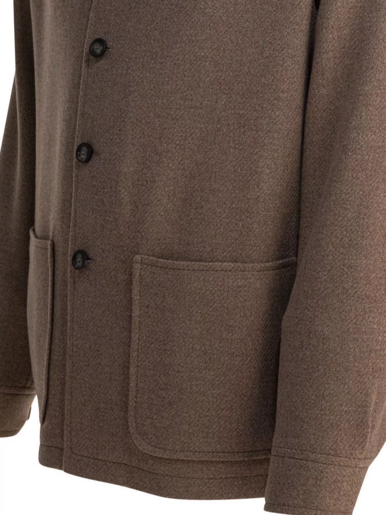 Tagliatore Stand Collar Long Sleeves Front Pockets Coat