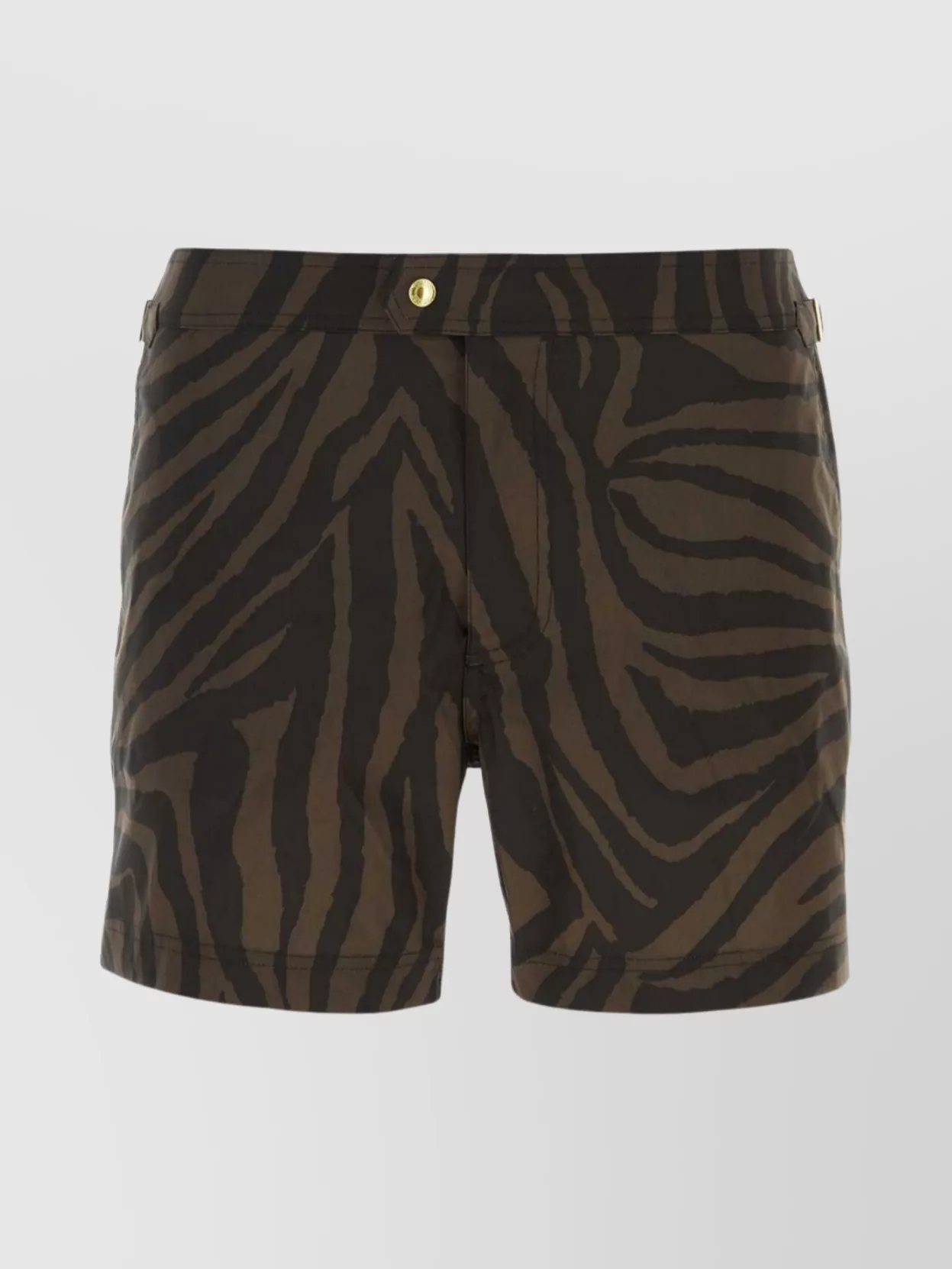 Shop Tom Ford Animal Print Swim Shorts