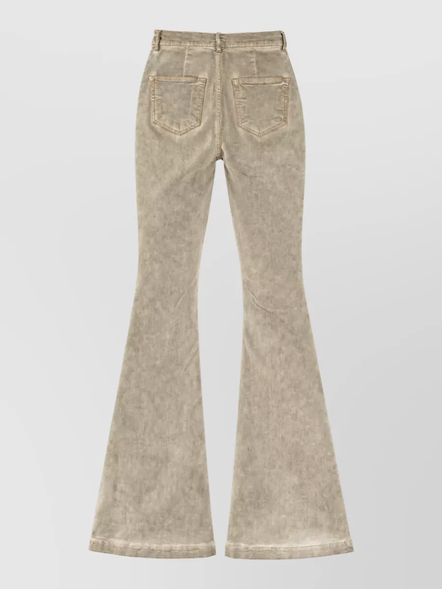 Rick Owens Drkshdw Bolan High Waist Flared Denim Jeans