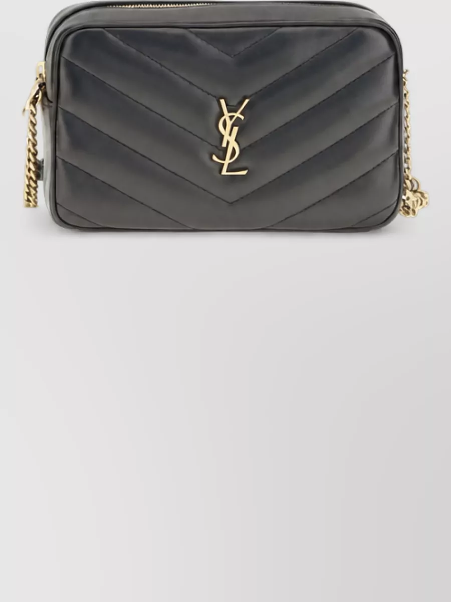 Saint Laurent na lambskin leather clutch bag