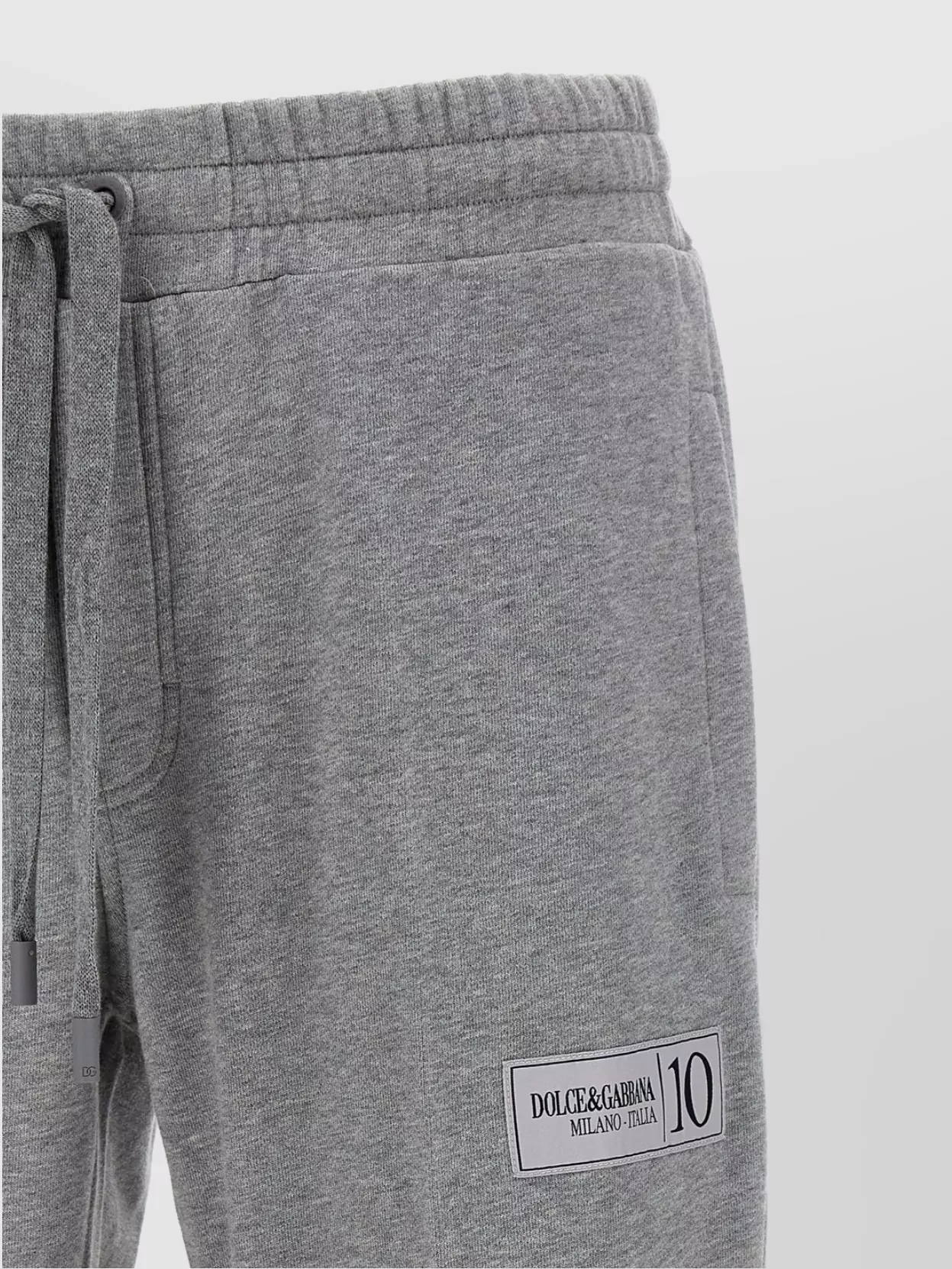 Dolce & Gabbana Elastic Waistband Joggers With Side And Back Pockets