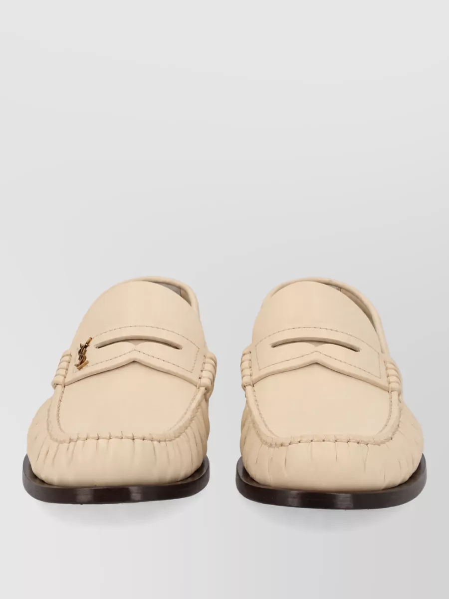 Saint Laurent Leather Laurent Mules