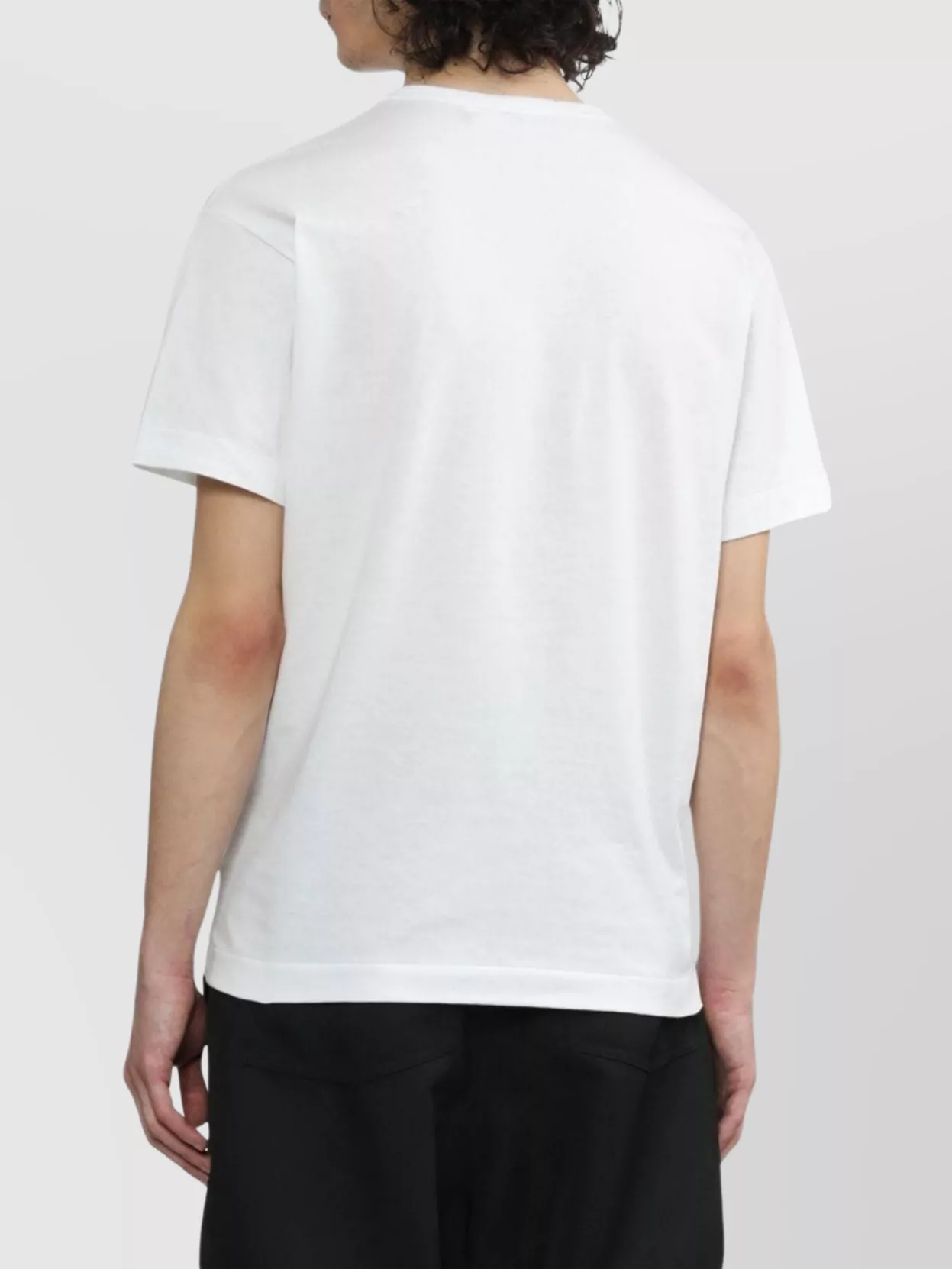 COMME DES GARÇONS LOGO CREW NECK COTTON T-SHIRT 