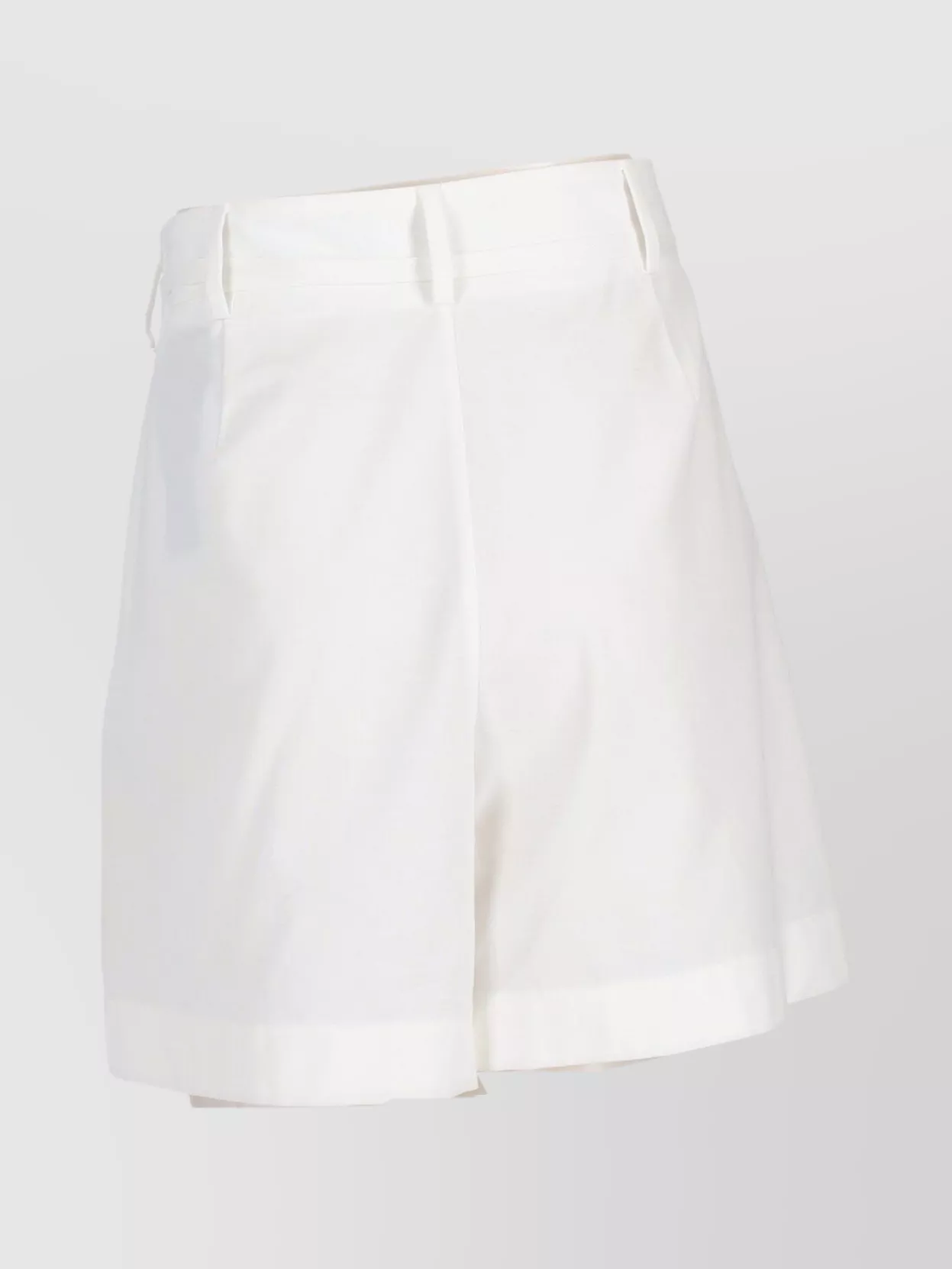 Ann Demeulemeester Jess Pleated Shorts Cotton Twill