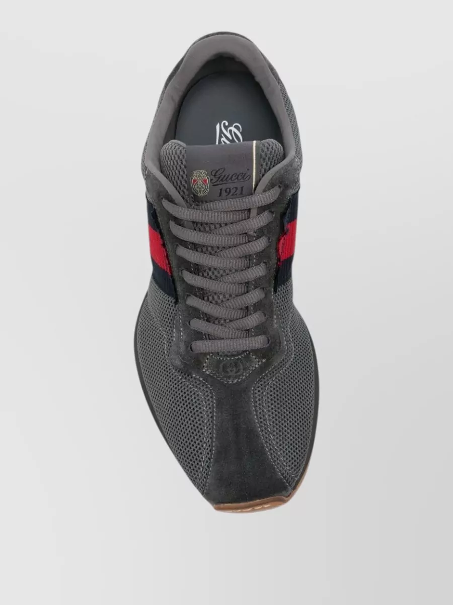 Gucci Mesh Lace-Up Sneakers