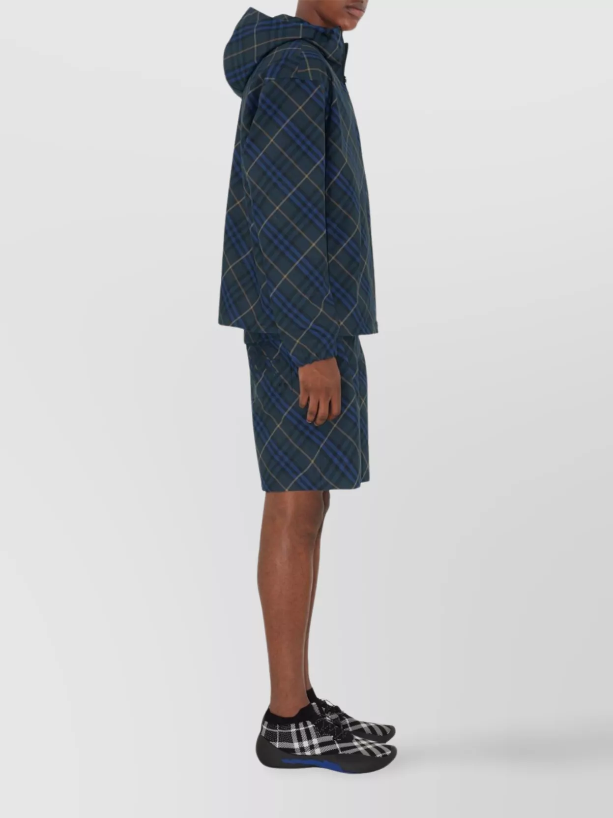 Burberry Check Pattern Elasticated Waist Shorts