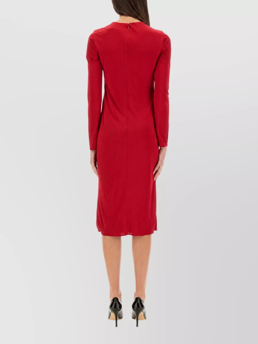 Versace Viscose Midi Dress