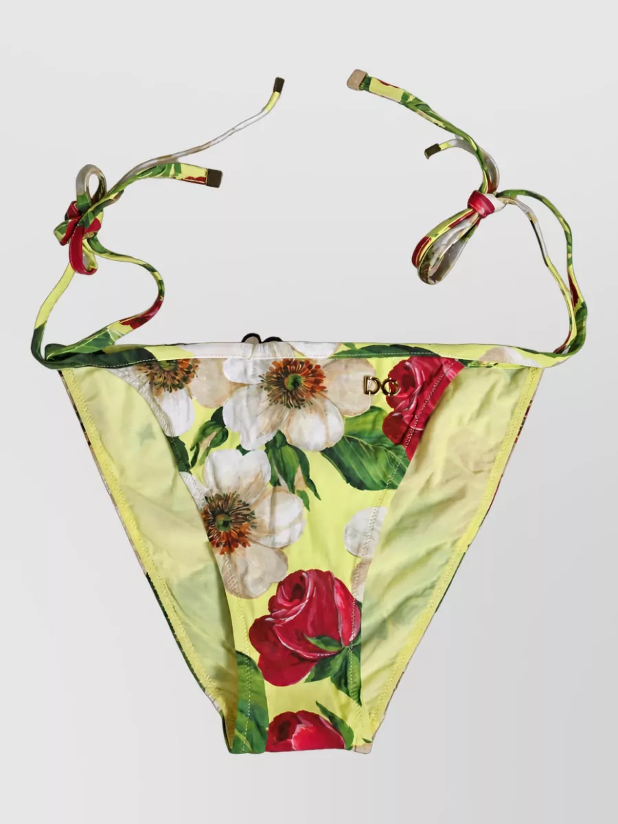 Dolce&Gabbana Floral Print Bikini Briefs
