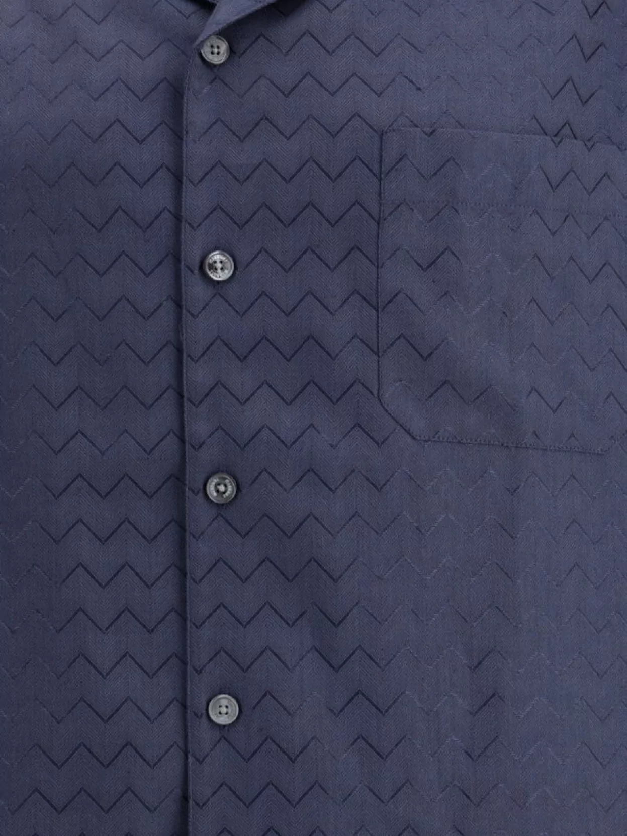 Missoni Zigzag Pattern Bowling Shirt