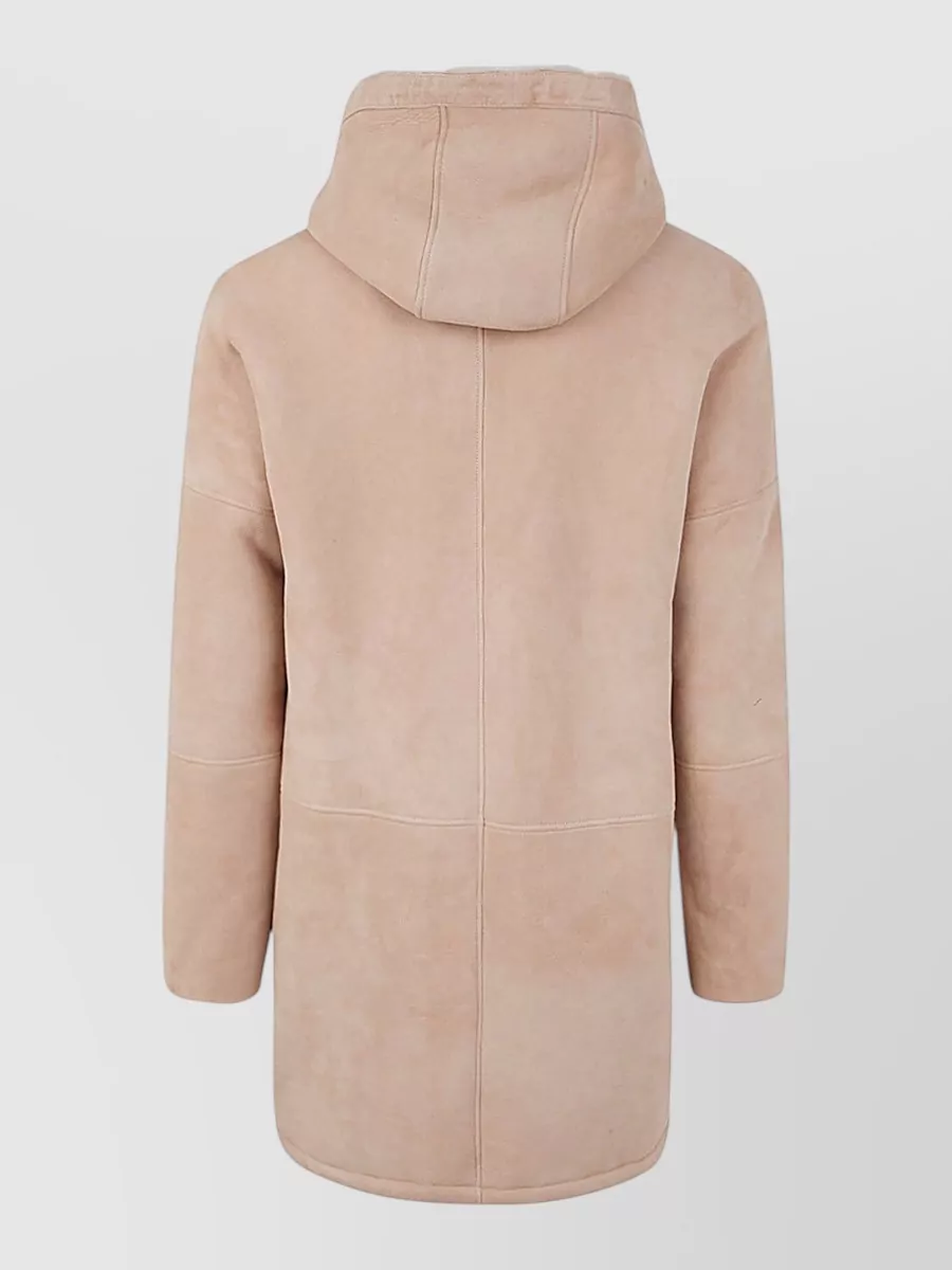 Giorgio Brato Leather Hooded Parka