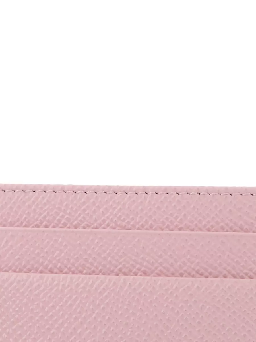 Dolce&Gabbana Dauphine Leather Credit Card Holder