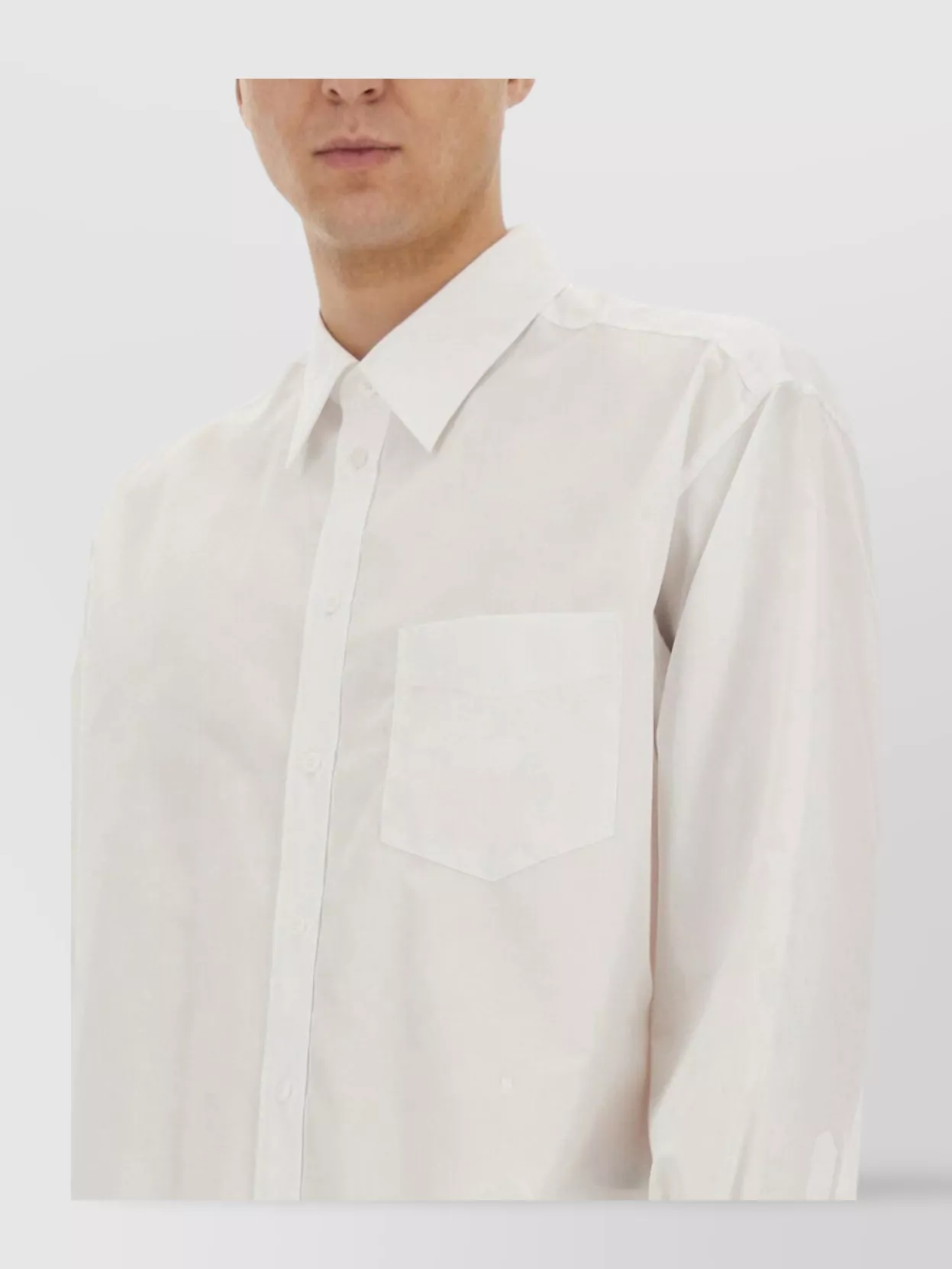 Moschino "Wristwatch Print" Shirt Featuring Front Pocket
