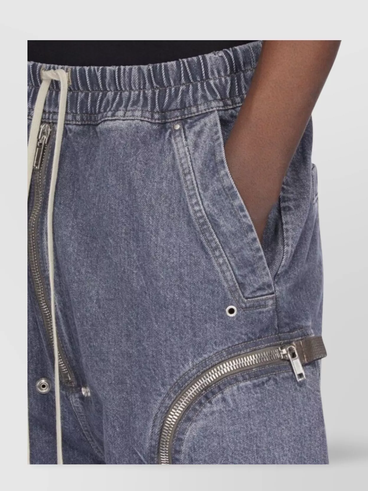 Rick Owens Bauhaus Style Casual Shorts