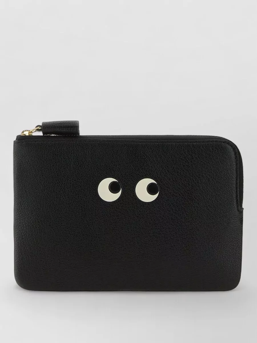 Anya Hindmarch Eyes Leather Clutch Bag