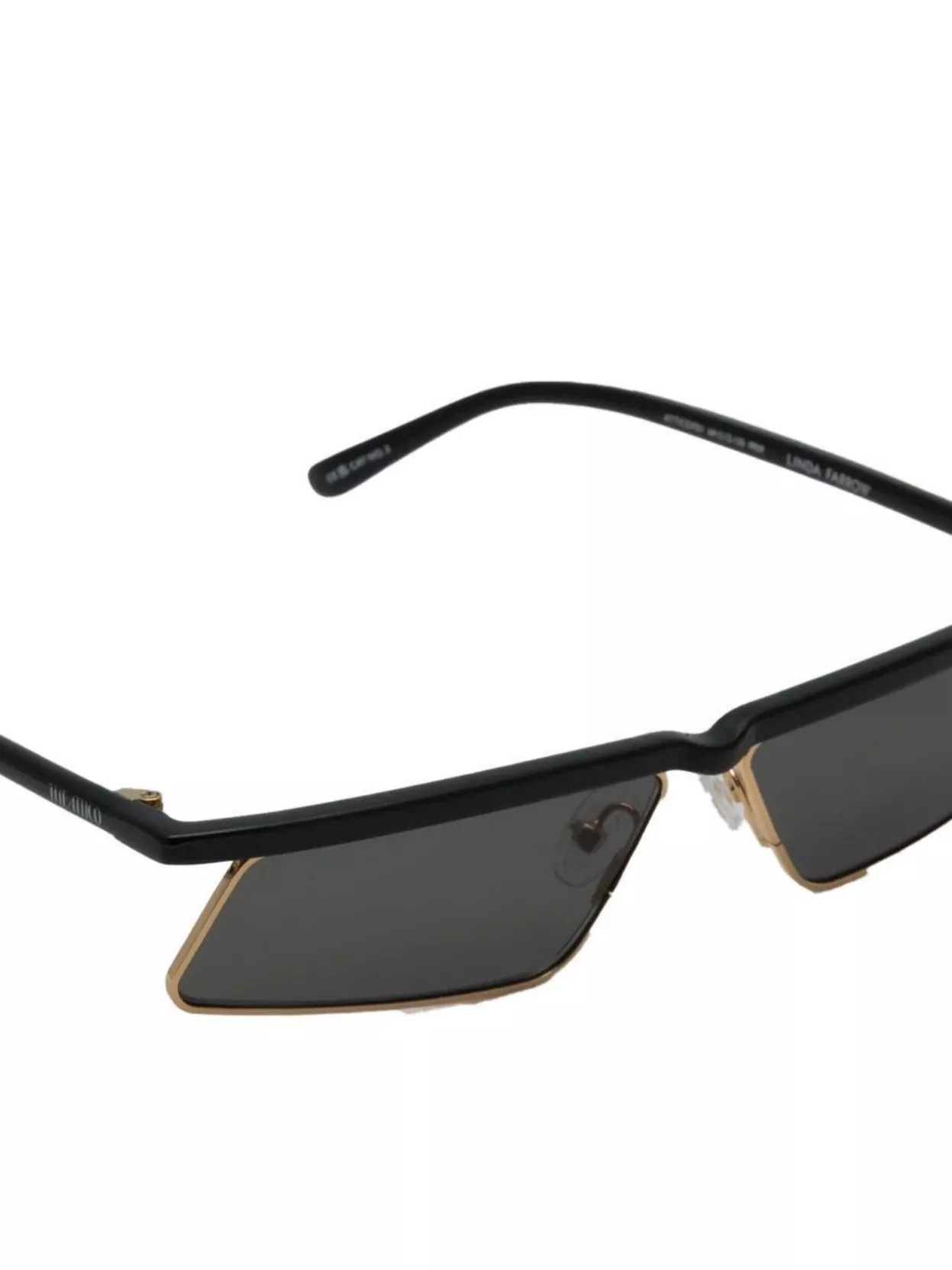 Attico Cat Eye Sunglasses Gold Frame